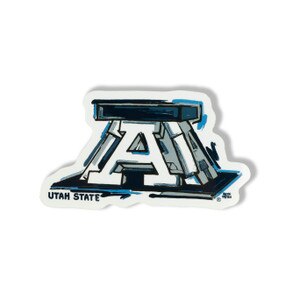 Block A Painted Sticker